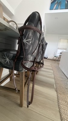 CWD Bridle with Fancy Stitching (w/Removable French Noseband) New Size 1