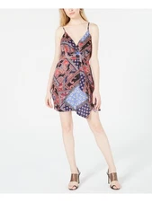 PROJECT 28 NYC Womens Navy Spaghetti Strap Mini Sheath Party Dress S