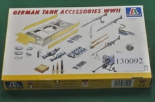 1/35 scale WW2 / italeri - german tank accessories model kit - (130092)