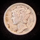 1929-D Mercury Dime 90% Silver Better Date Fine Condition US Coin BIN-1A10