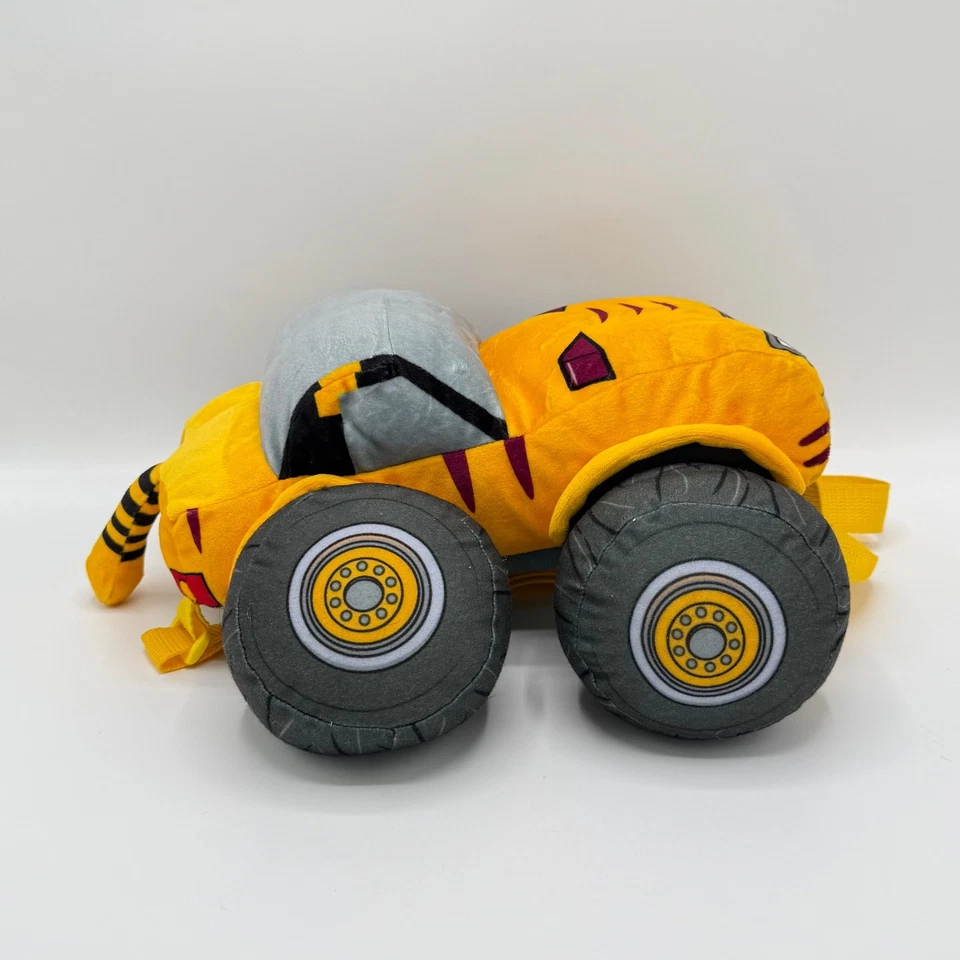 "Mochila de felpa Blaze & The Monster Machines a rayas 13""" Foto 4 de 4