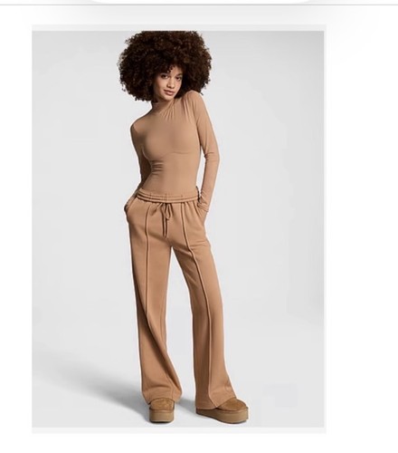 Rosa ausgestelltes Bein elastischer Bund Größe Medium Pull On - Bild 7 von 9