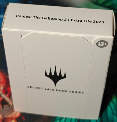 MTG Extra Life 2023１箱 MTG Secret Lair Ponies: The Galloping 2 Extra Life 2023 [UPick