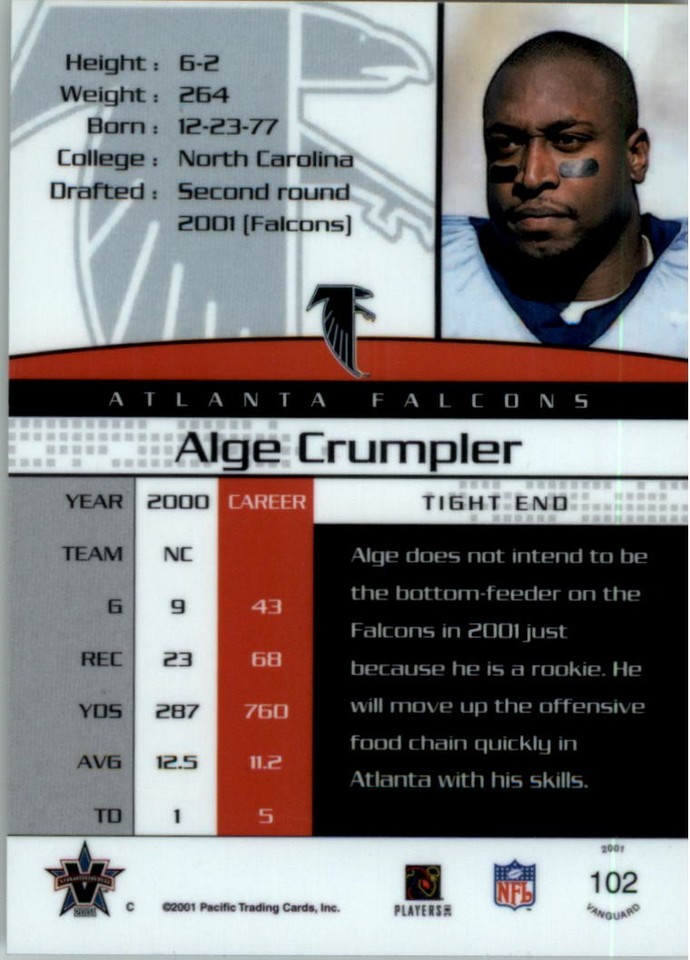 2001 Vanguard 102 Alge Crumpler Rc 450 Fb Ebay 