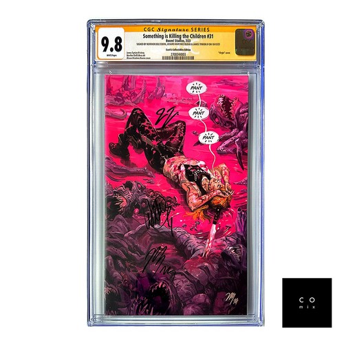 Something is Killing the Children #31 CGC SS 9.8 SDCC Exclusive TRIPLE SIGNED
