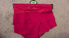 EX STORES CRIMSON   BRIEF SIZE UK 12 NEW   RRP  £10  BARGAIN