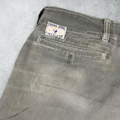 Vintage 50s 60s Frisko Jeens Can't Bust 'Em Faded Distressed Pants