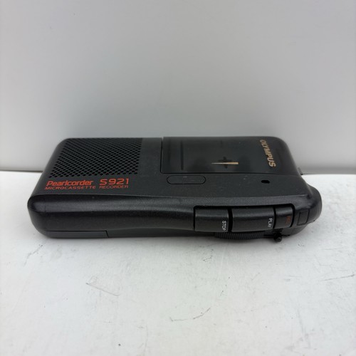 Olympus Pearlcorder S921 Microcassette Handheld Audio Recorder Tested Working - Picture 3 of 8
