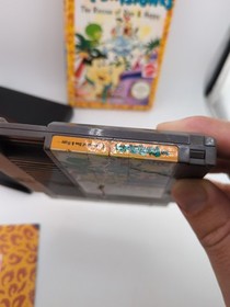 Flintstones Rescue Dino Hoppy Nintendo NES Box And Manual. Cracked Untested