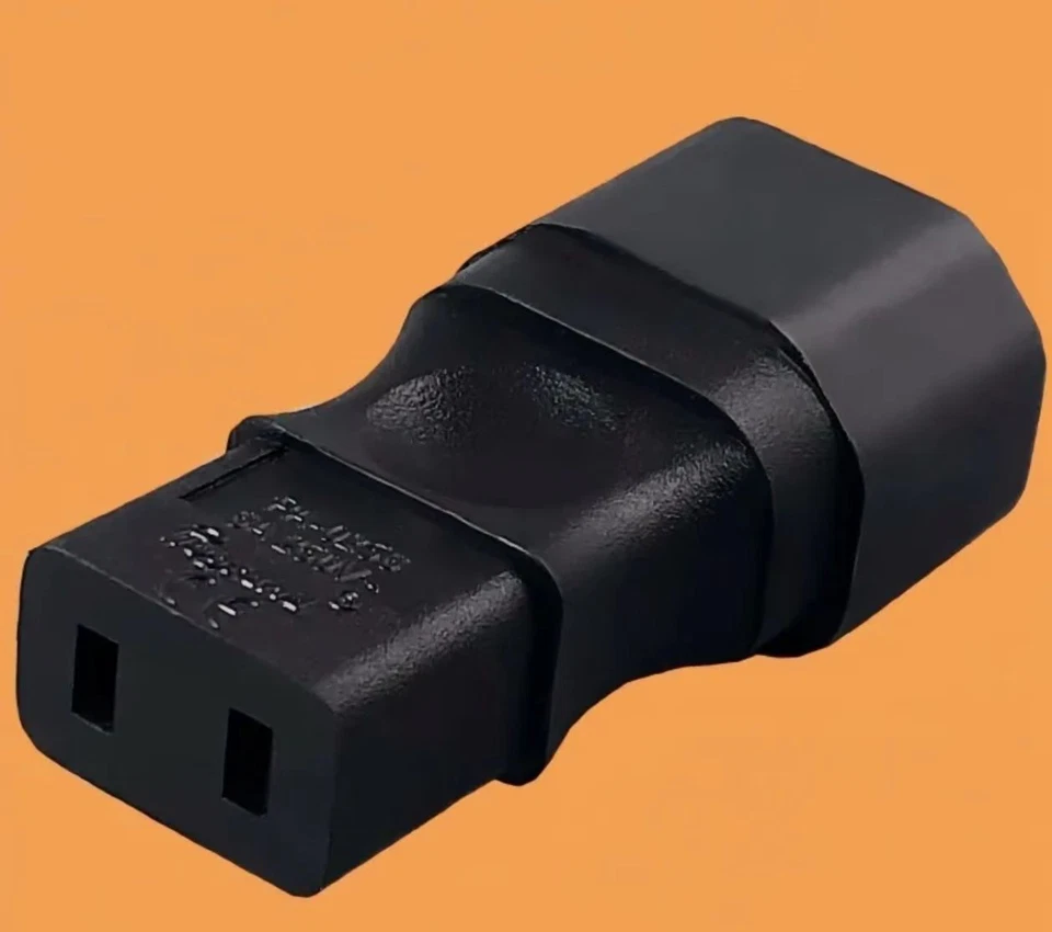 2 Pin Mains Power Cable Lead Adaptor Vintage Marantz Roland Revox Korg Tandberg - Image 2 of 4