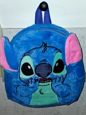 NEW! STITCH PLUSH BACKPACK FOR TODDLERS ADJUSTABLE STRAPS ZIPPER  cute!