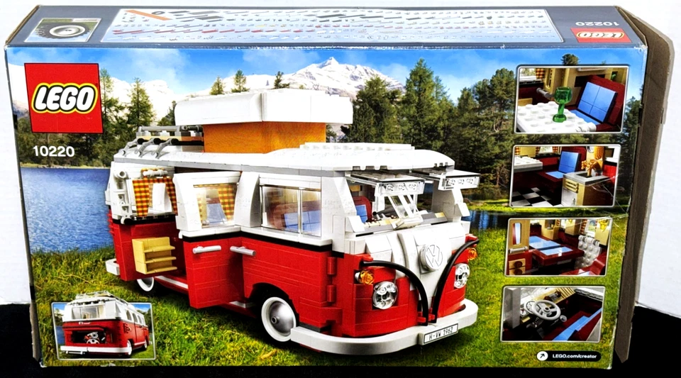 ¡NUEVA CAJA ABIERTA! LEGO EXPERT: FURGONETA CAMPER VOLKSWAGEN T1 10220 / MODELOS AVANZADOS Foto 3 de 4