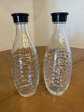 2 Carbonating Carafe for Aqua Fizz Machines | Eco-Friendly Reusable Glass Bottle