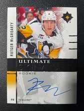 24-25 Ultimate Hockey Ultimate Rookie Signatures Auto URS-RM Rutger McGroarty