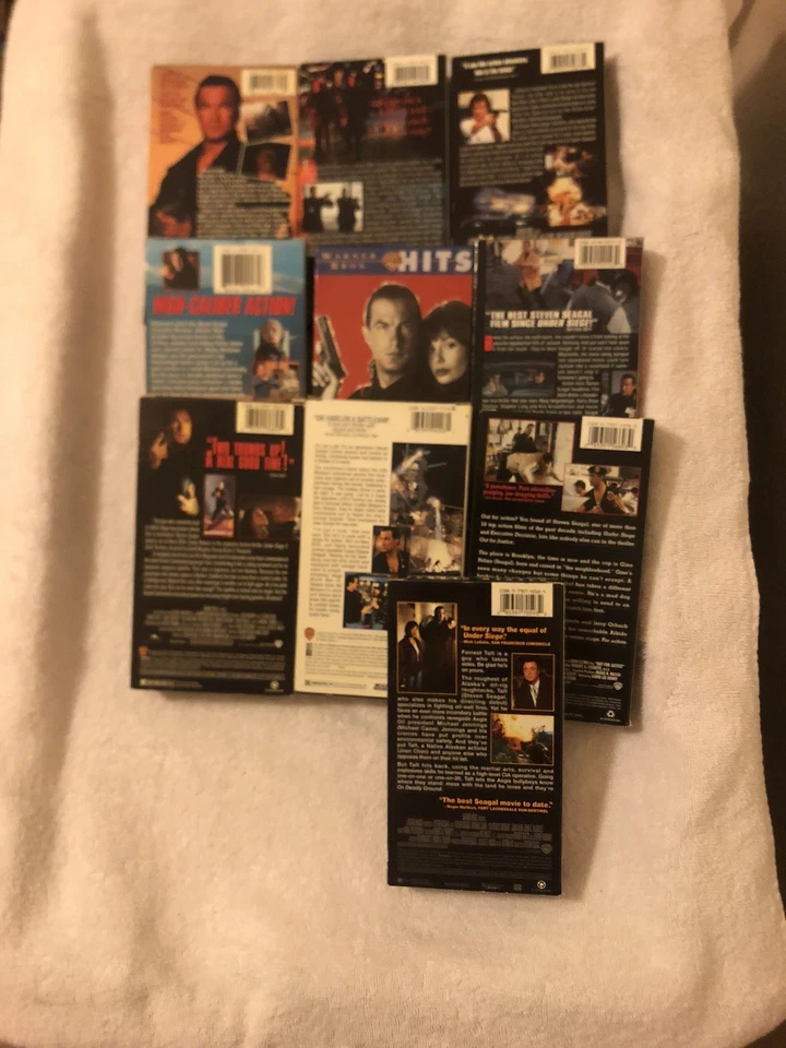 Steven Seagal VHS Lot x 10 - Under Siege, Hard to Kill, Glimmer man - Image 2 of 4
