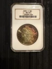 1880 S Morgan Dollar MS65 nice toning