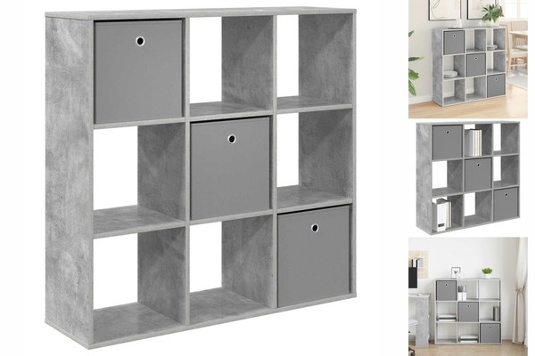 Sideboard Mit Schubladen Beton Grau 102X31X99,5 Cm-image