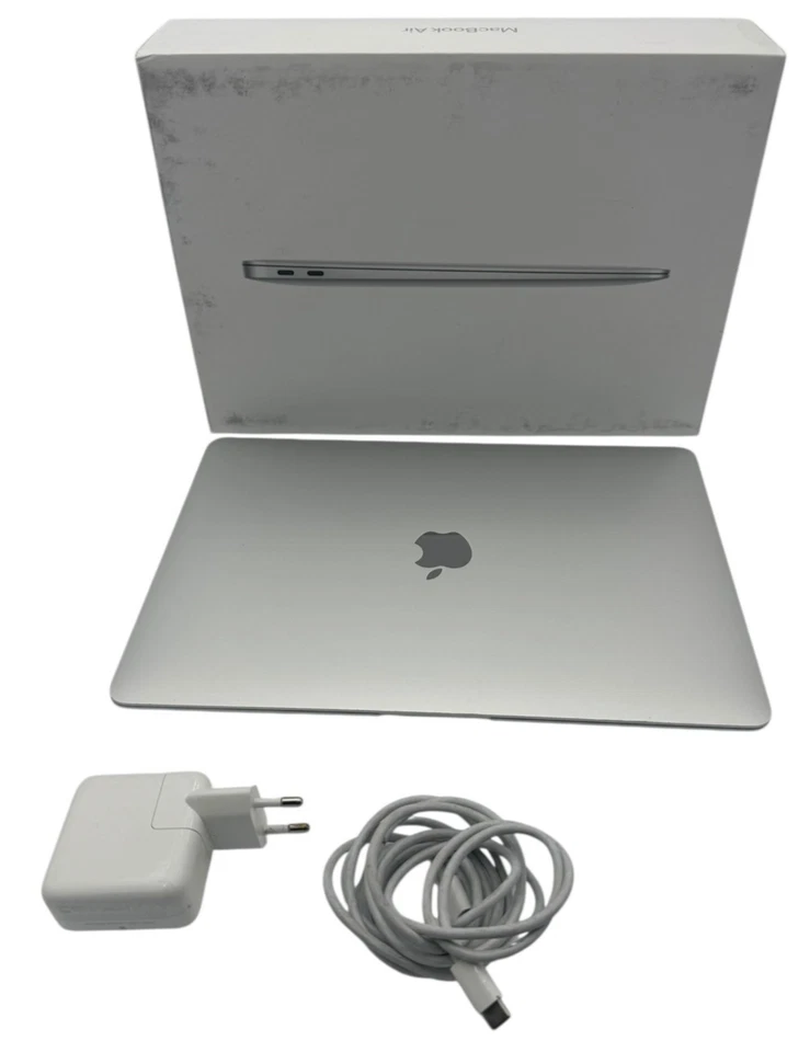 MacBook Air 13 M1 8C CPU 7C GPU 8GB 256GB Silber QWERTZ MwSt Getestet