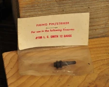 L.C. Smith 12ga Firing Pin Striker Hammerless NOS #106