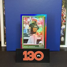 2025 Panini Donruss - James Wood #41 Red and Blue Laser (RC)