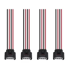 4 Packs Ignition Coil Female Connector Plug Harness Pigtail Compatible with T...