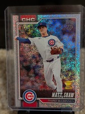 2026 Topps Series 1 #27 -Matt Shaw All-Star Rookie Cup - Sand Glitter Parallel