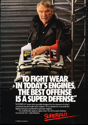 #ad 1989 Superflo Motor Oil John Madden Classic Vintage Advertisement Ad D143 $9.59