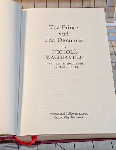 The Prince and The Discourses Niccolò Machiavelli Vintage Hardcover ICL - Picture 8 of 18