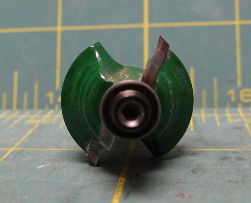 Woodcraft Patterned Router Bit, 1/2" Shank 1" Cutter Length 1" Cutter Dia - Picture 5 of 6