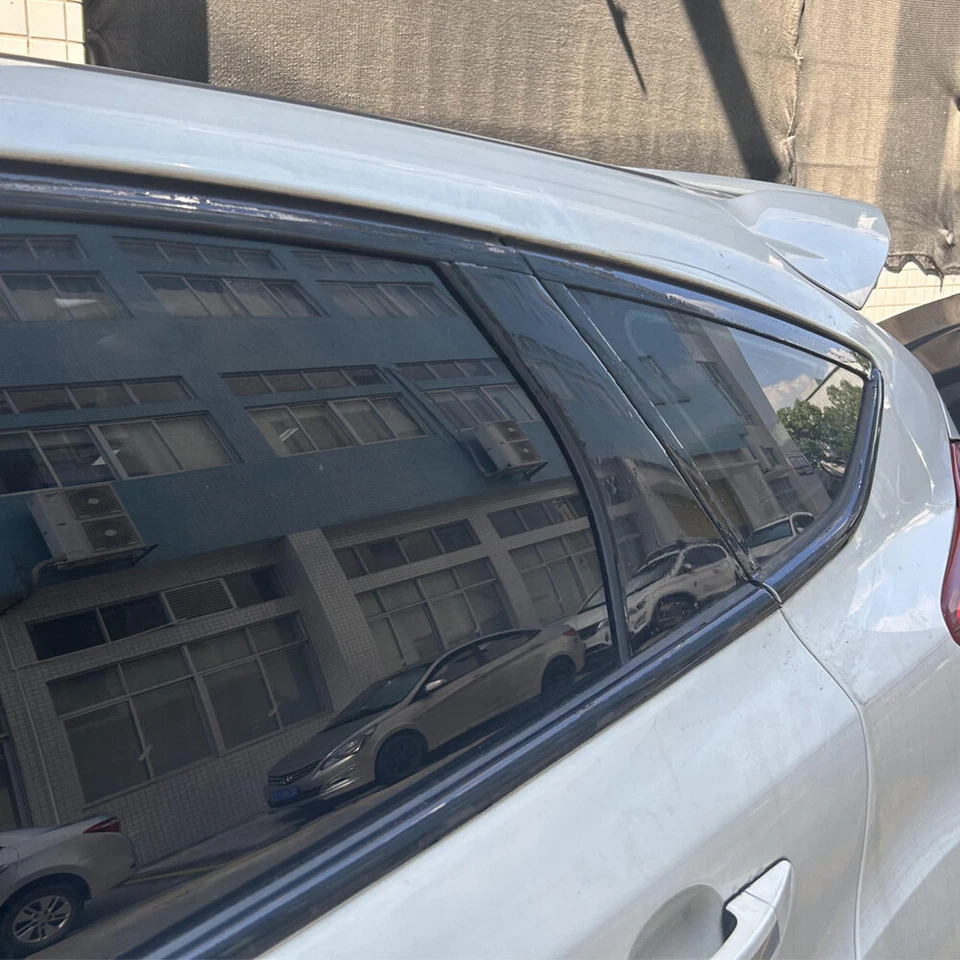 Matte/Glossy Black Chrome Delete Window Trims For Ford Focus 2012-2018 Foto 4 de 4