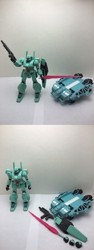 Bandai Mobile Suit Gundam Fighter Jegan MS In Action Figure Msia w/ Base Jabber