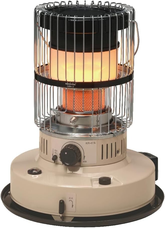 Toyotomi Round Double Clean Convection oil stove KR-47A (C) beige