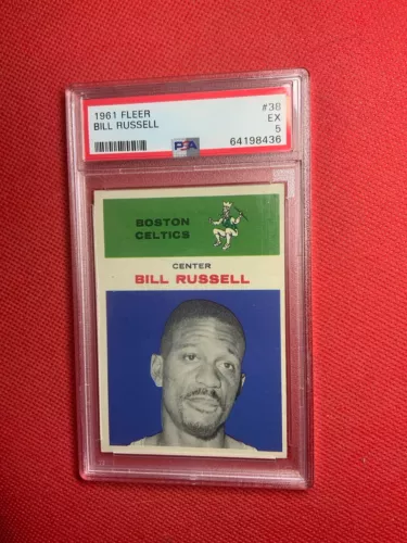 1961 Fleer #38 Bill Russell (HOF) PSA 5 Basketball Card