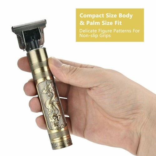 Kit profesional de cortadora de cabello en forma de T recortadora eléctrica cuchillas de acero inoxidable - Imagen 10 de 11