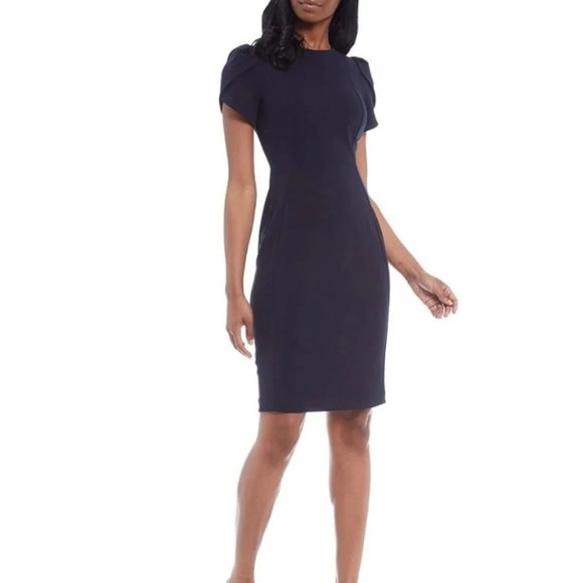 Calvin Klein Tulip Sleeve Career Dress Sz 6 NWT eBay