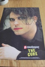 Cure poster Robert Smith 1989 Greek Magazine insert A3 size Approx 450mm x 295mm