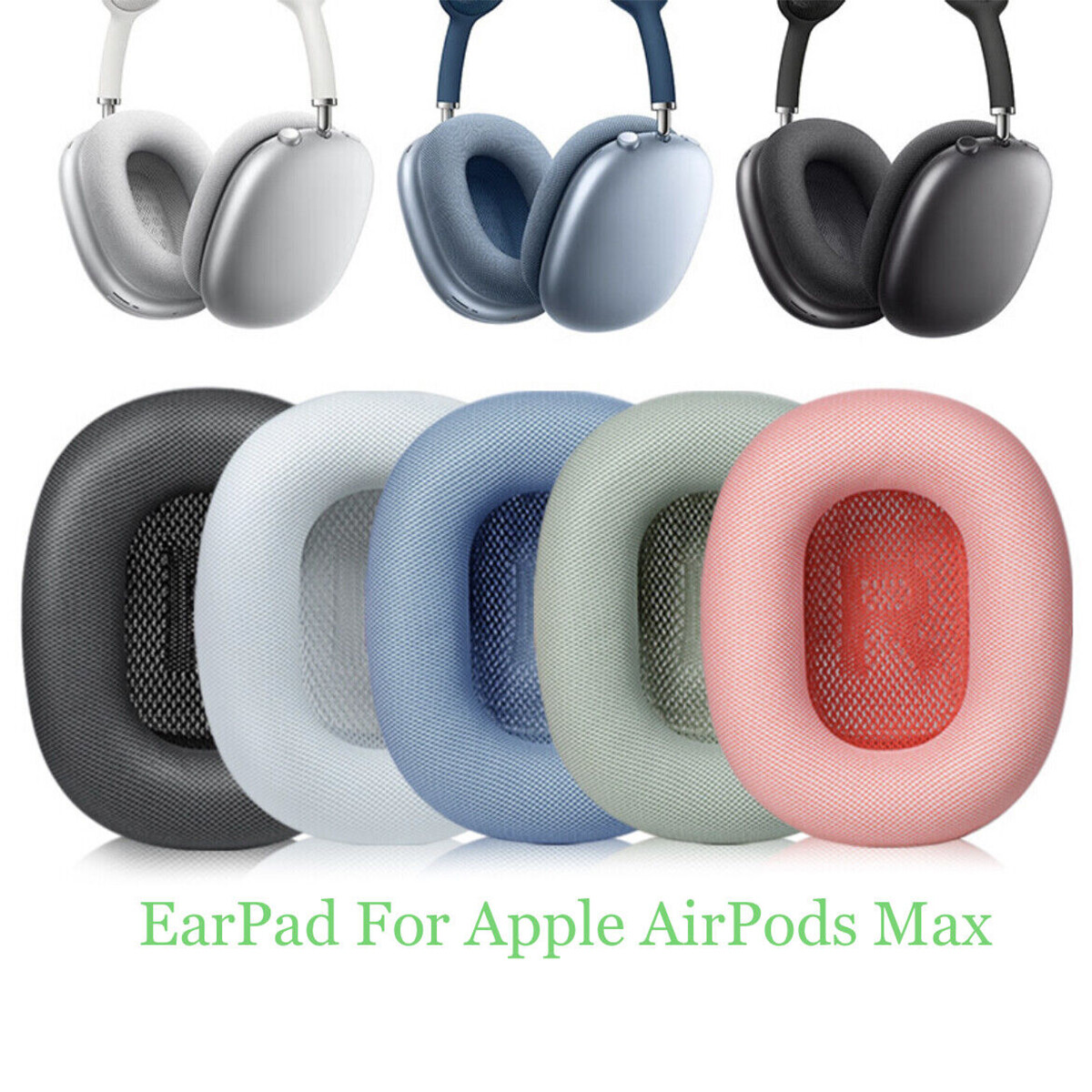 1 Pair Replacement Ear Pads Cushion For Apple AirPods Max