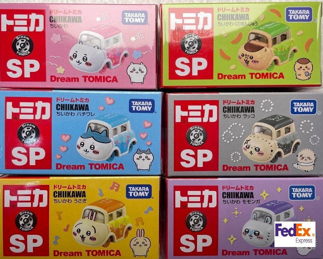 Dream Tomica SP Chiikawa 6 types Set Takara Tomy From Japan