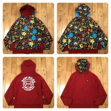 Reversible BAPE Milo Animal Safari zip hoodie NIGO A Bathing Ape Size M