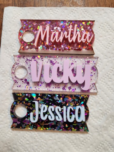 30 oz - 40 oz Stanley Tumbler Custom Name Plate / Topper