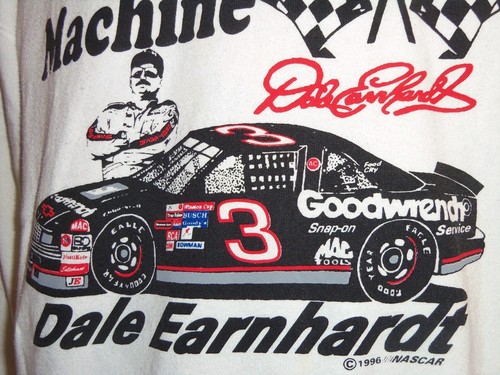 VTG 90's DALE EARNHARDT "THE MAN THE MACHINE" 7 TIME WINSTON CUP SWEATSHIRT XL - Picture 3 of 3