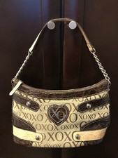 New XOXO Brown Tan Silver Chain Handbag NWOT