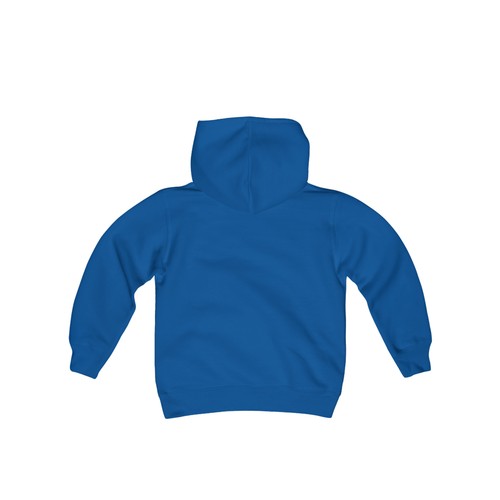 Astronaut Hanging on the Moon Youth Heavy Blend Hooded Sweatshirt - Picture 23 of 33
