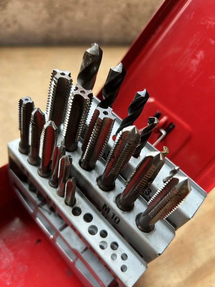 Metric Drill & Tap Set. M3M12 Taps + 7 Drills. Sherwood. SHR0259960K