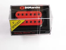 DiMarzio F-Spaced Gravity Storm Neck Humbucker Red W/Black Poles DP 252