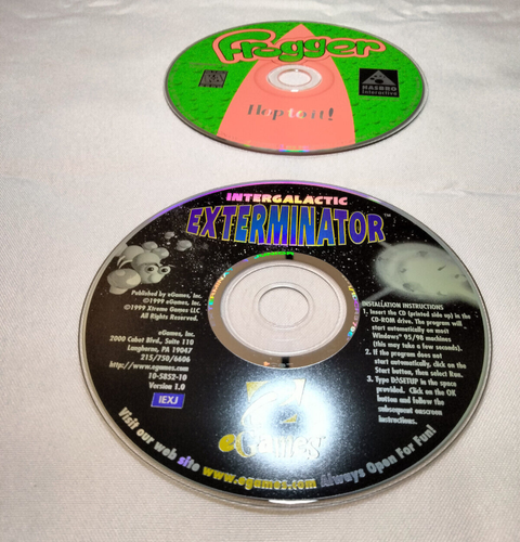 Frogger He's Back + Intergalactic Exterminator (PC) Complete CIB with Jewel Case - Picture 4 of 5