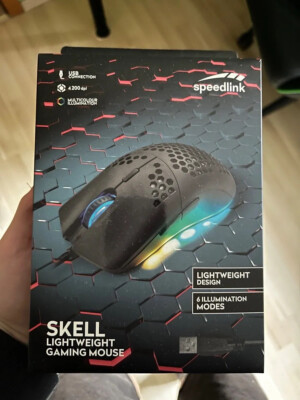 SPEEDLINK SKELL Lightweight Gaming Maus, Schwarz