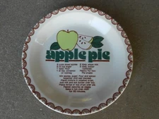 Mount Clemons Pottery APPLE PIE PLATE  
