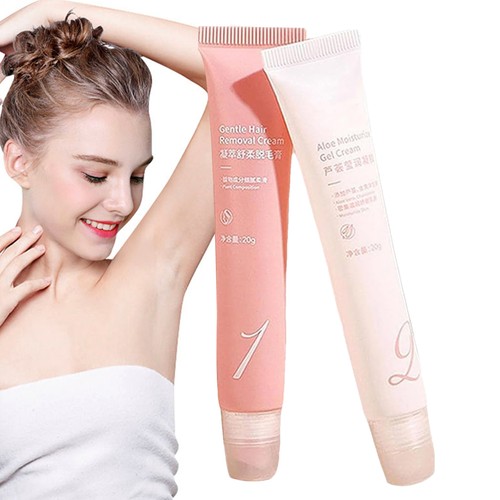 2* Pcs Aurlux Hair Remover Cream Women Moisturizing Lotion Remover For Arms - Picture 4 of 12