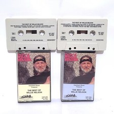 The Best of Willie Nelson Lot of 2 Cassettes Tape One  Two CBS Special Products